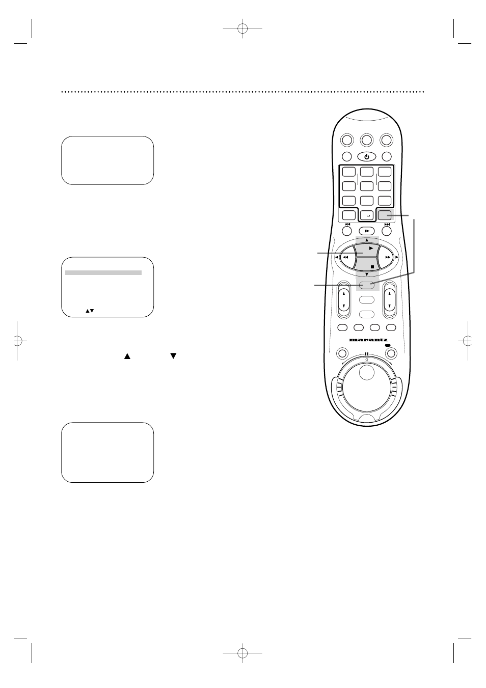 46 program overlap warning | Marantz MV5100 User Manual | Page 46 / 82