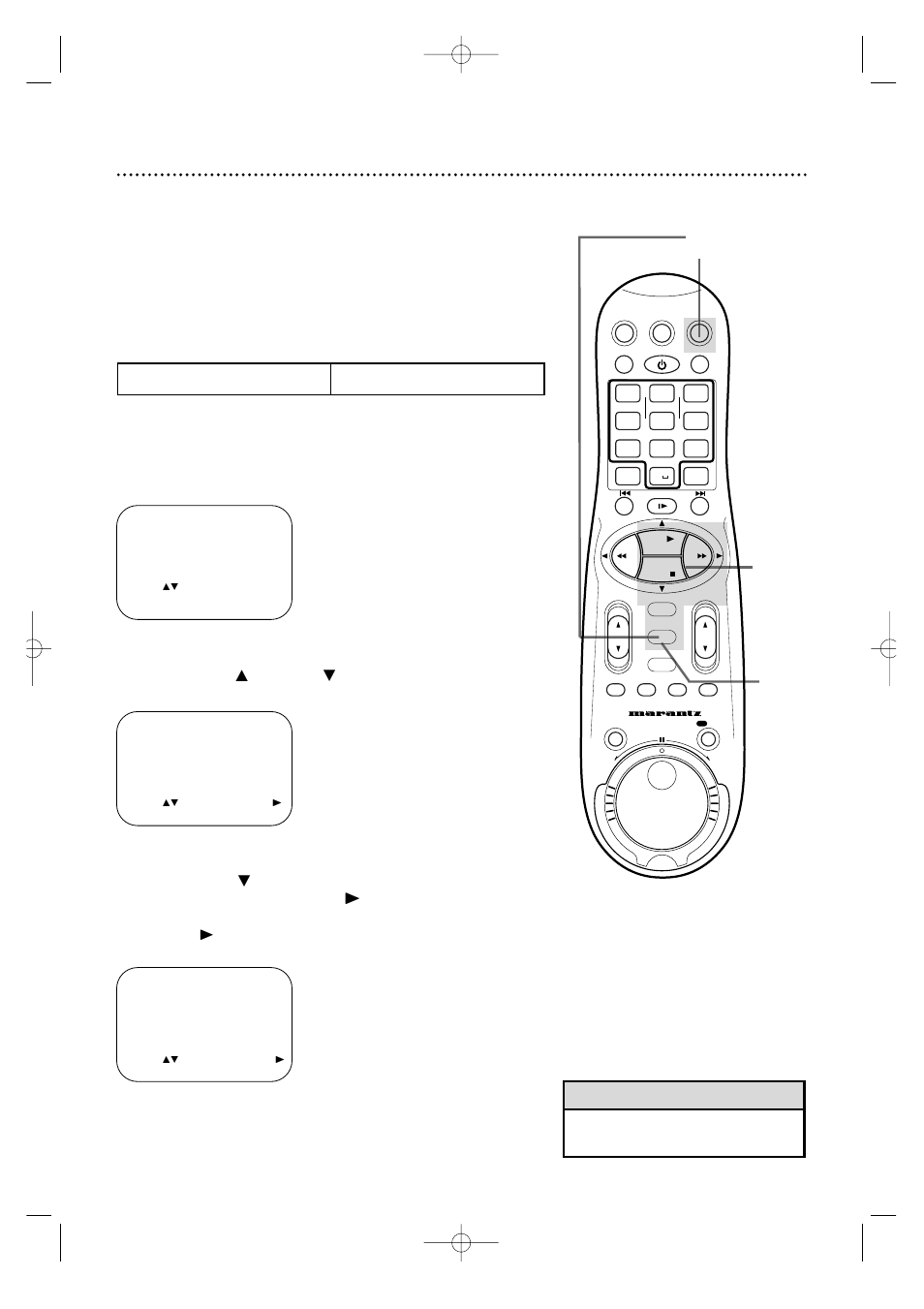 Timer recording speed setting 47, Helpful hint, Press the vcr button, then press the menu button | Press the menu button | Marantz MV5100 User Manual | Page 47 / 82