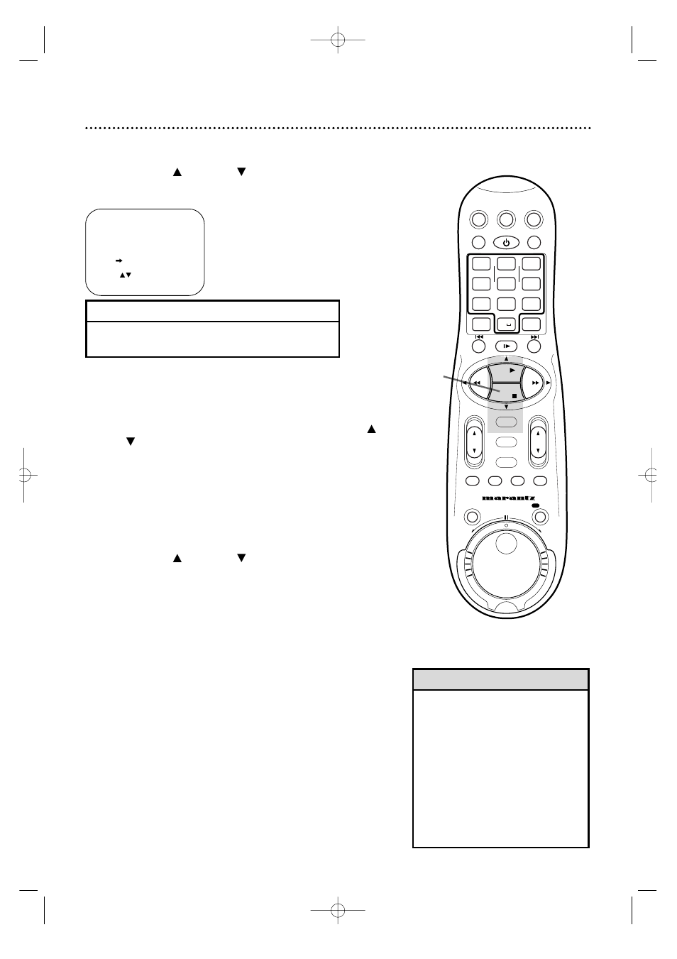 Helpful hint, Dbs codes, Wait for a few seconds | Marantz MV5100 User Manual | Page 54 / 82
