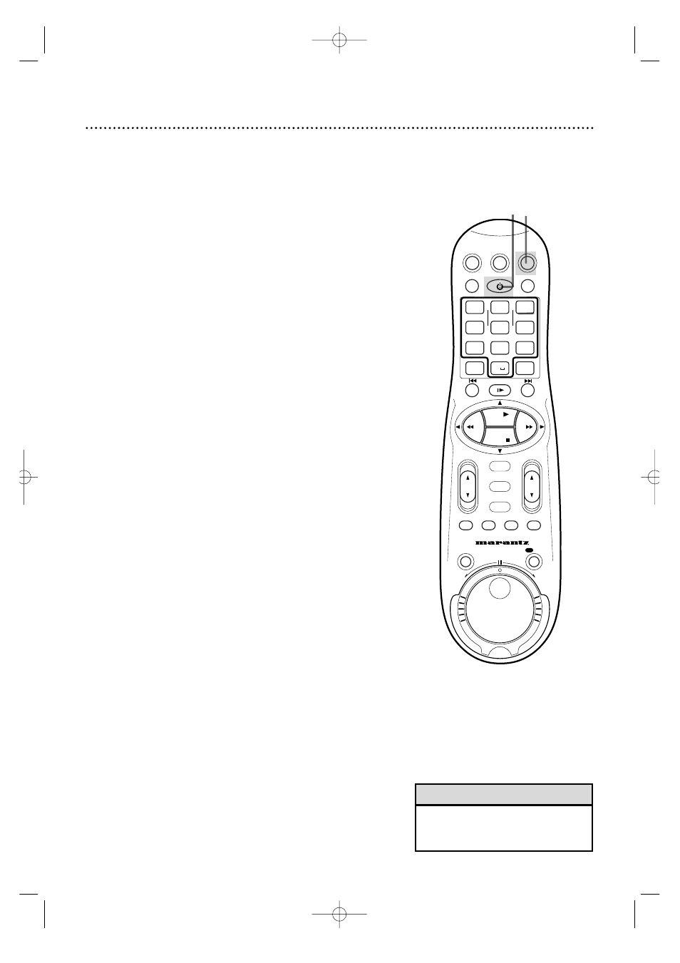 74 child lock, Helpful hint, When child lock is activated | Marantz MV5100 User Manual | Page 74 / 82
