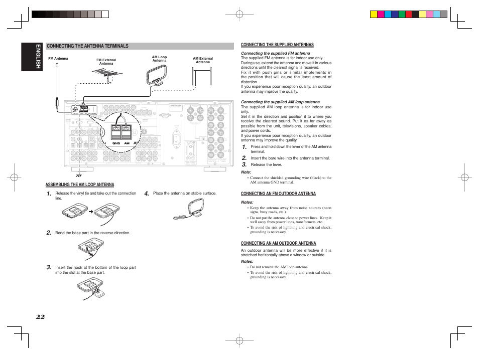 Fm (75) gnd am dc out output, Output tape cd/cd-r out out in multi r l dss, Pb cr | Pr cr, Pr cb, Pb cb, Input 2(dvd) | Marantz SR6001 User Manual | Page 26 / 68