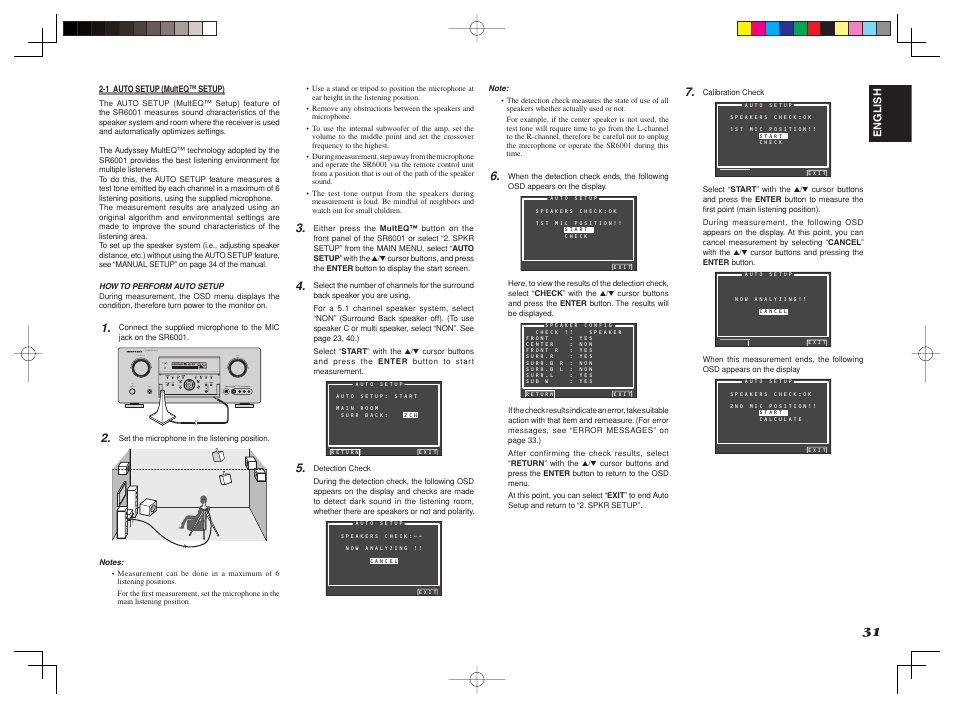 Marantz SR6001 User Manual | Page 35 / 68