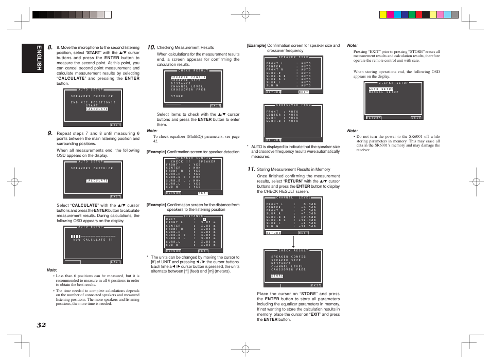 English | Marantz SR6001 User Manual | Page 36 / 68