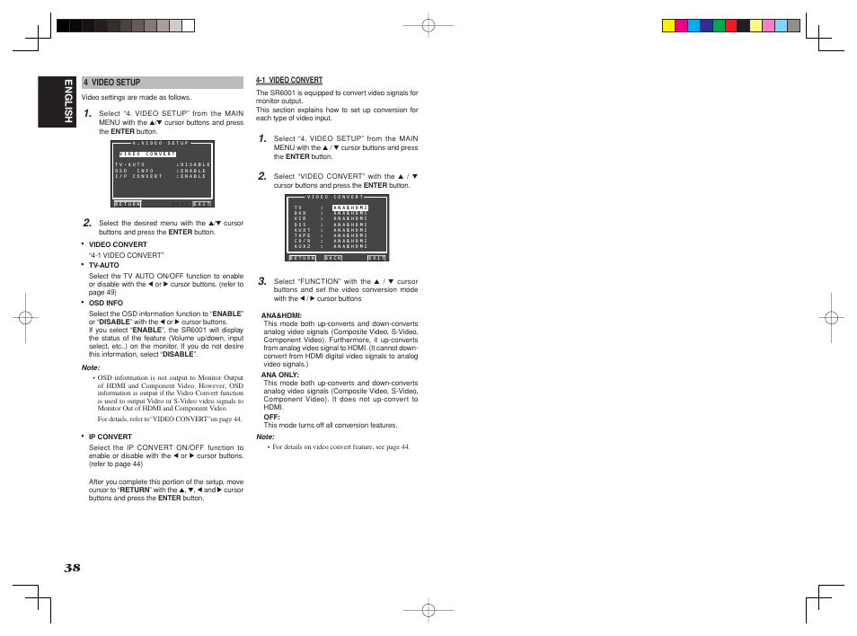 Marantz SR6001 User Manual | Page 42 / 68