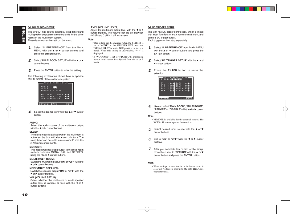 Marantz SR6001 User Manual | Page 44 / 68