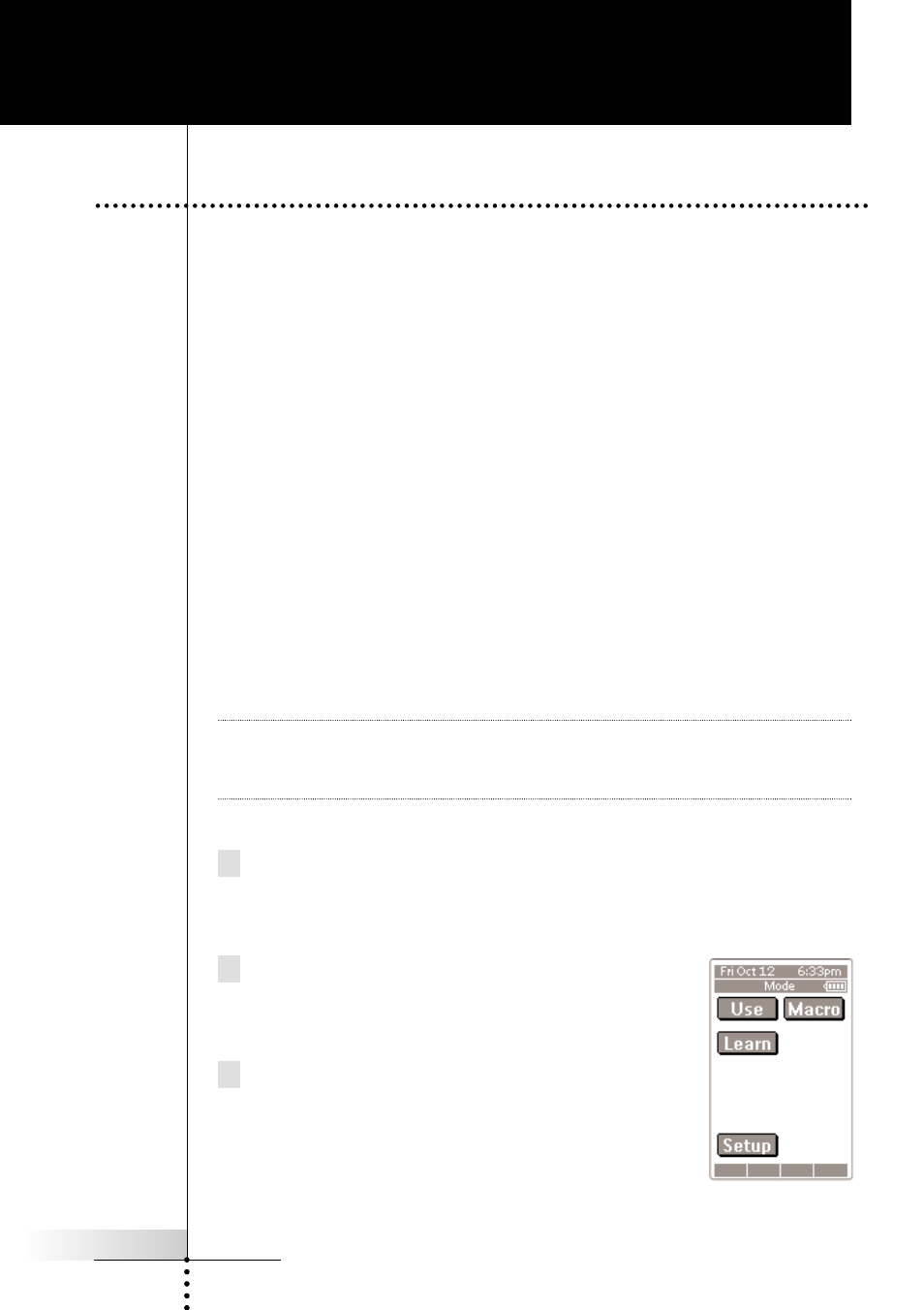 Setting up your rc3200, The mode button and the mode menu | Marantz RC3200 User Manual | Page 12 / 36