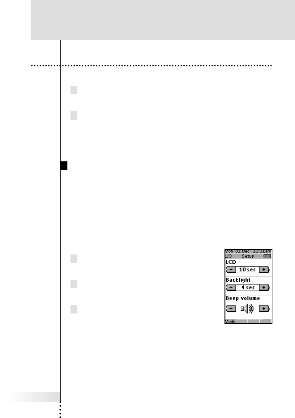 Setting up your rc3200, The mode button and the m, Adjusting the settings | First setup page | Marantz RC3200 User Manual | Page 13 / 36