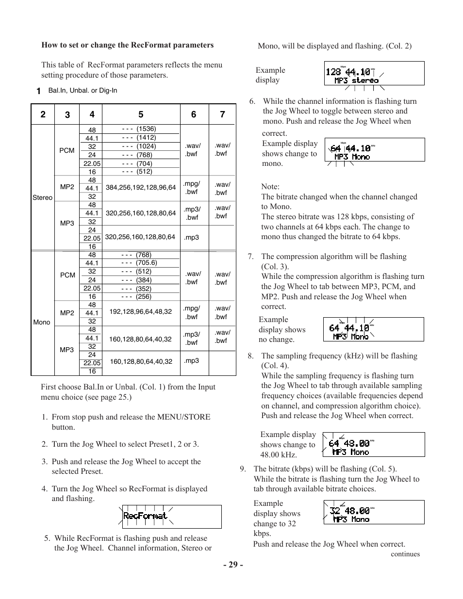 Marantz PMD570 User Manual | Page 29 / 55