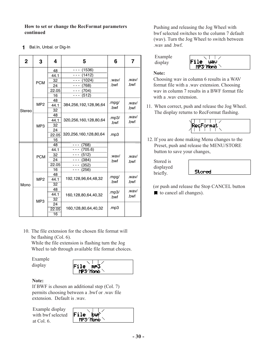 Marantz PMD570 User Manual | Page 30 / 55