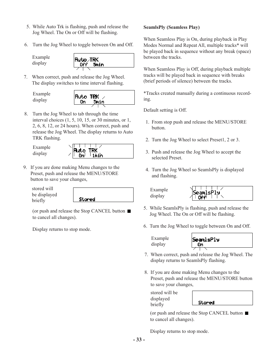 Marantz PMD570 User Manual | Page 33 / 55
