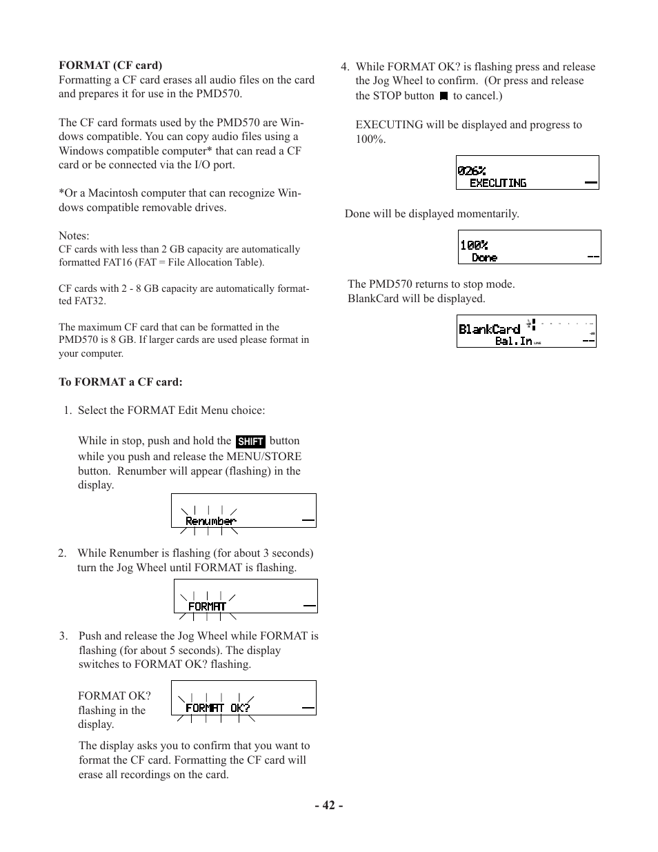 Marantz PMD570 User Manual | Page 42 / 55