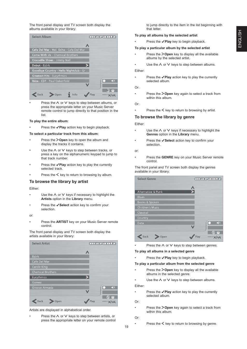 English | Marantz DH9300 User Manual | Page 21 / 132