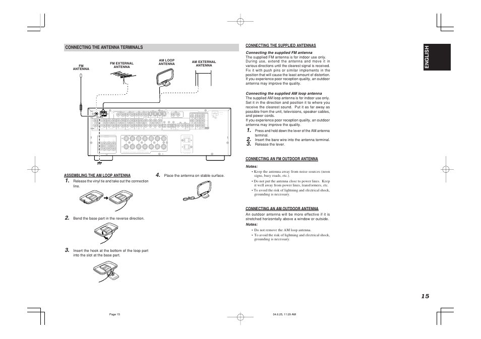 Marantz SR4500 User Manual | Page 18 / 41