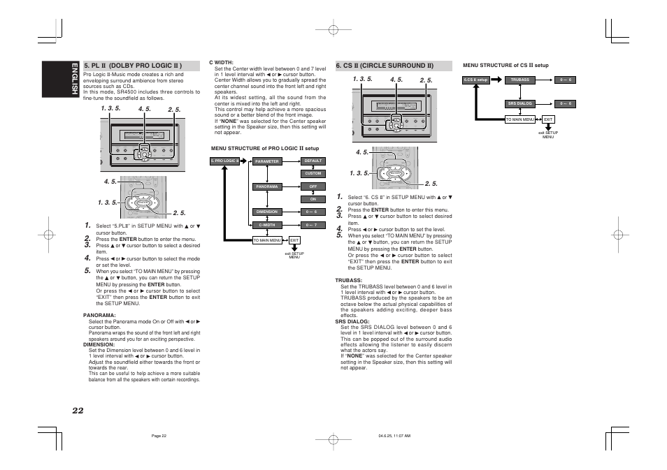 Marantz SR4500 User Manual | Page 25 / 41