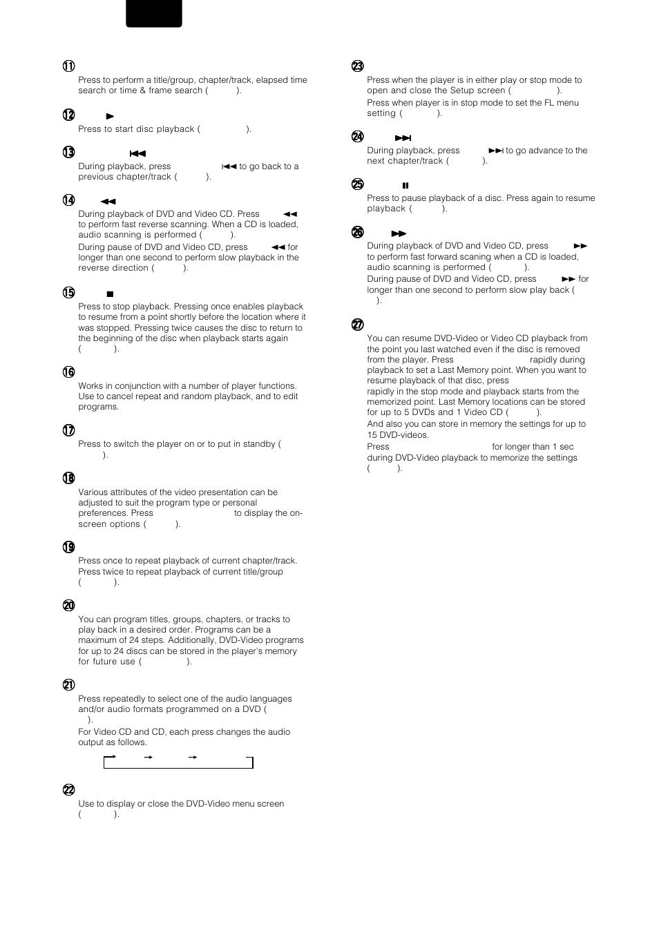 Marantz DV-12S1 User Manual | Page 14 / 69