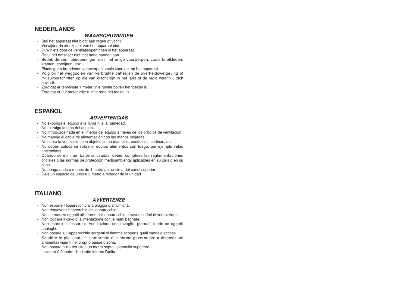 Marantz LC3050 User Manual | Page 3 / 17