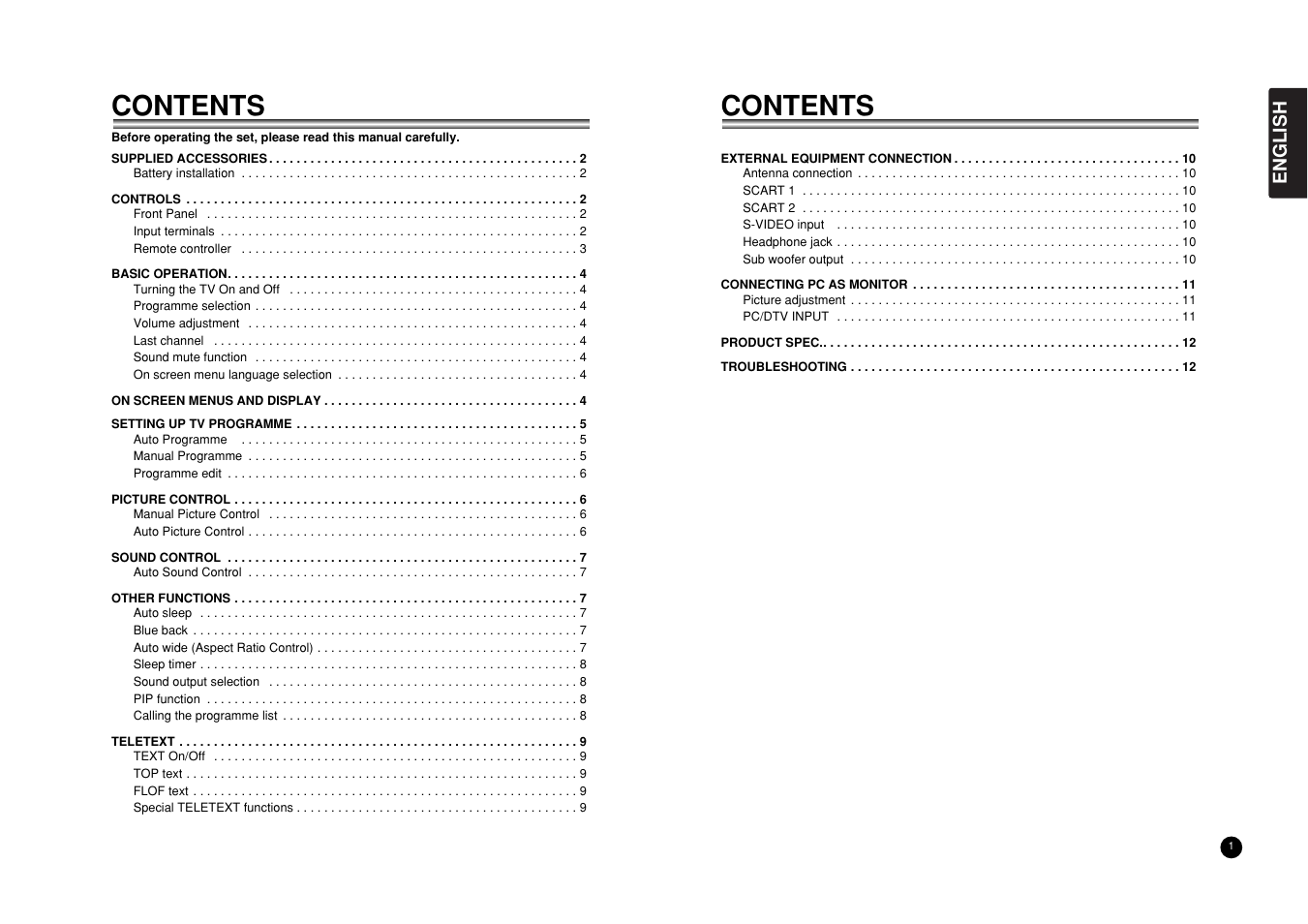 Marantz LC3050 User Manual | Page 5 / 17