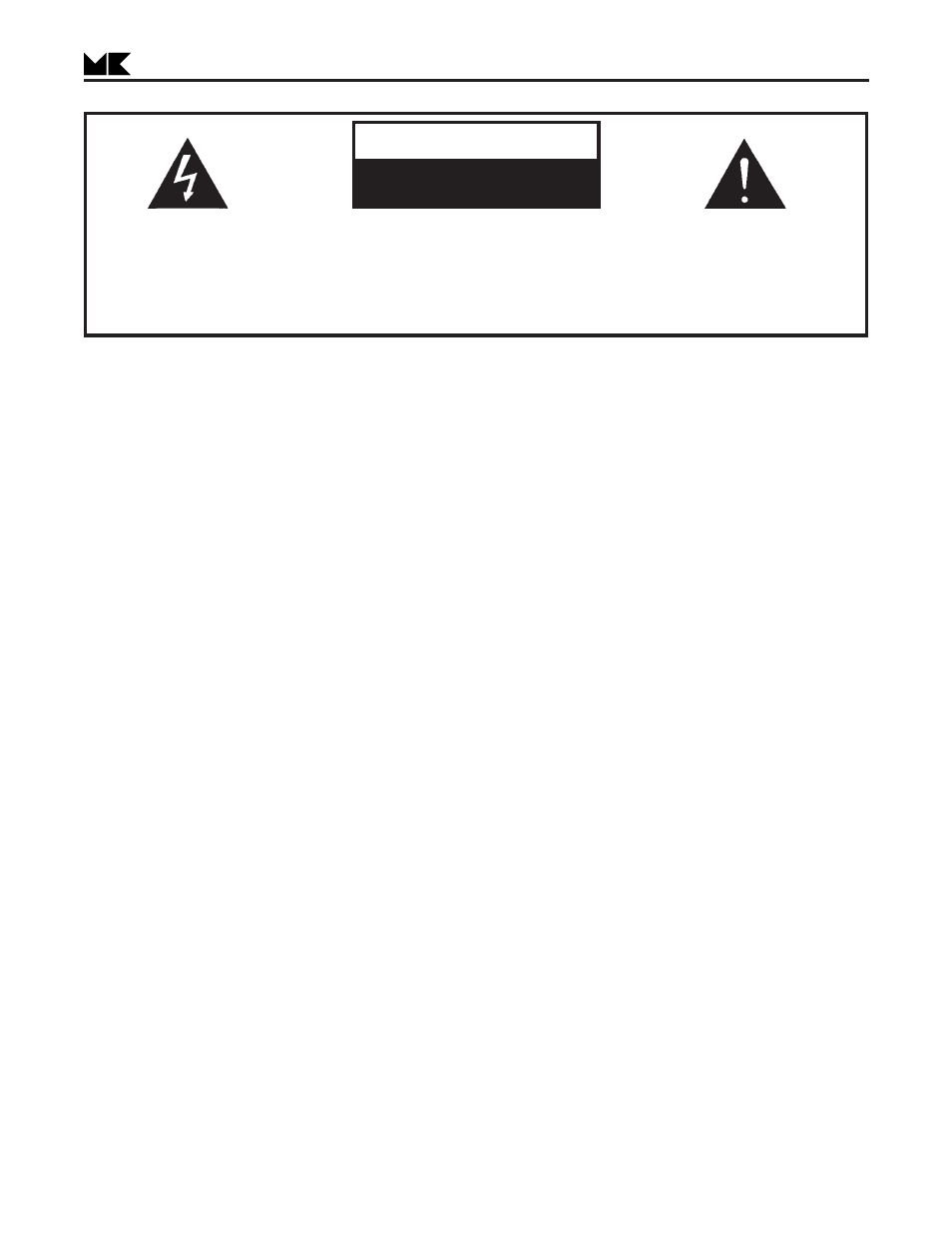Safety instructions, Caution | MK Sound V-90 User Manual | Page 3 / 16