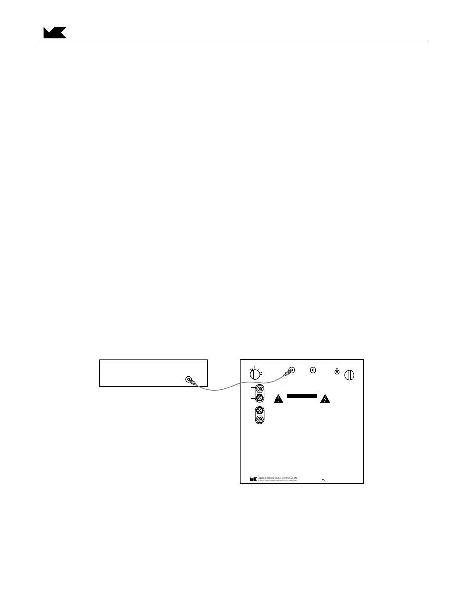 Subwoofer hook-up, Wiring with the rca jack inputs, Using the bmc-mini bass management controller | Figure 1 - connecting to a surround processor, Powered subwoofer 5 | MK Sound V-850 User Manual | Page 5 / 12
