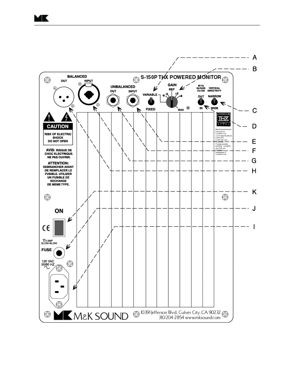 MK Sound S-150P THX User Manual | Page 13 / 16