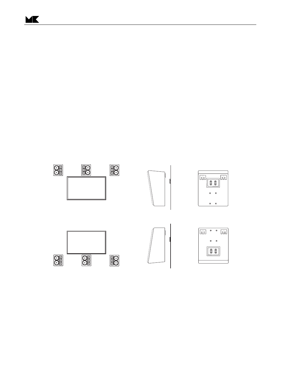 Specifications, Flush mount bracket | MK Sound MP-150 User Manual | Page 7 / 8