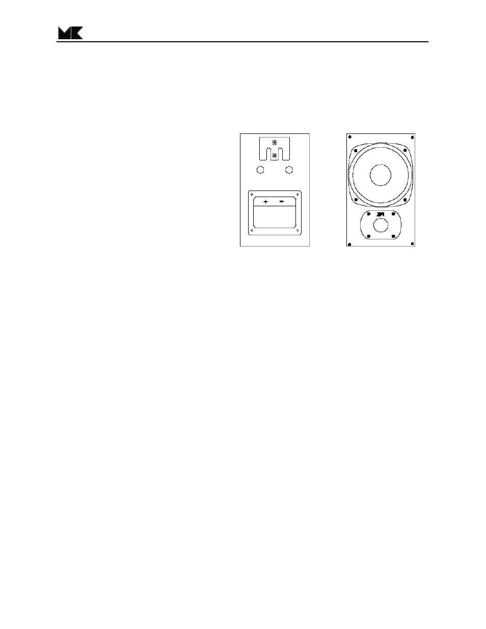 Speaker hook-up, Figure 1 | MK Sound K-7 User Manual | Page 4 / 15