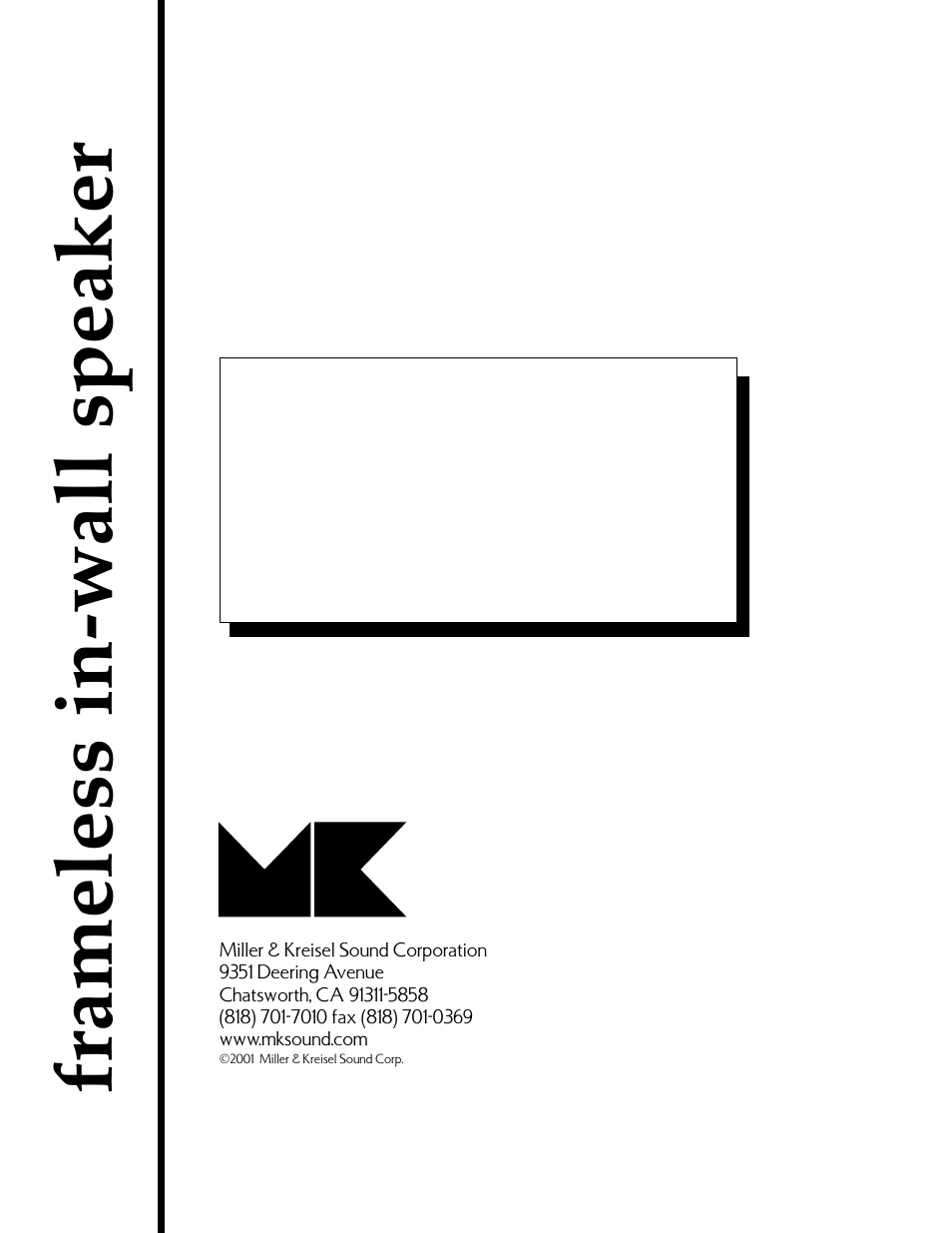 MK Sound SW-150 User Manual | 12 pages