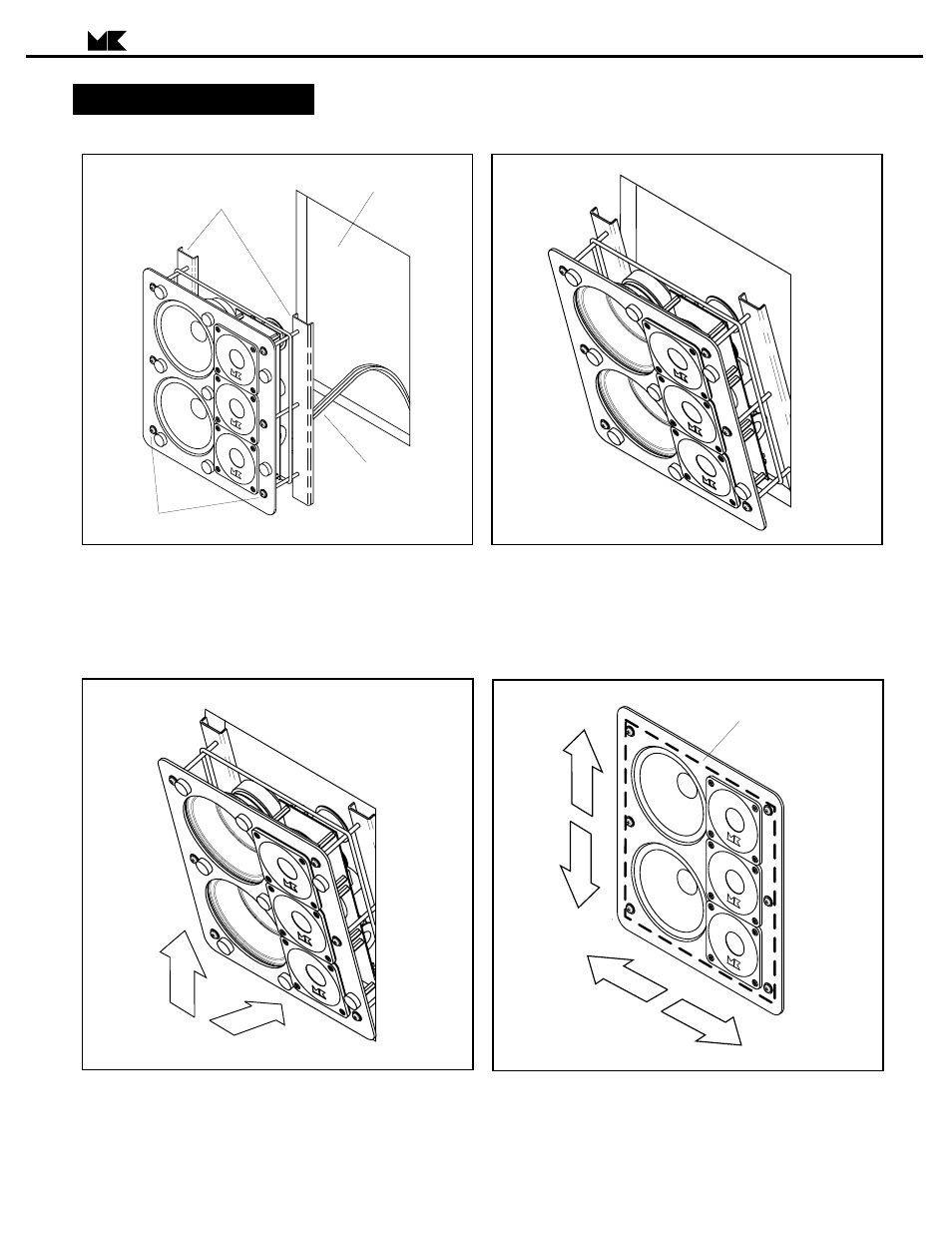 Speaker mounting | MK Sound SW-150 User Manual | Page 6 / 12