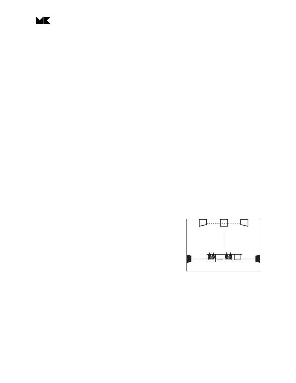 The tripole, Surround 25 speaker, Placement of the tripole | Surround speaker, Figure 3 | MK Sound LCD-35 User Manual | Page 6 / 16