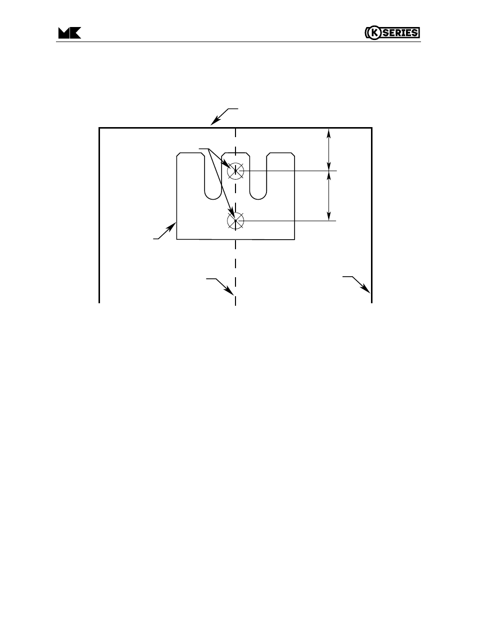 Wall mounting bracket template and instructions, Level template to this line | MK Sound K-15 K-7 User Manual | Page 15 / 16