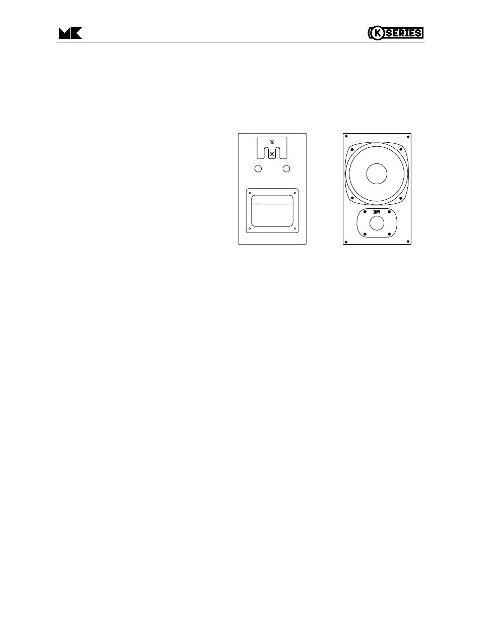 Speaker hook-up, Figure 1 | MK Sound K-15 K-7 User Manual | Page 4 / 16