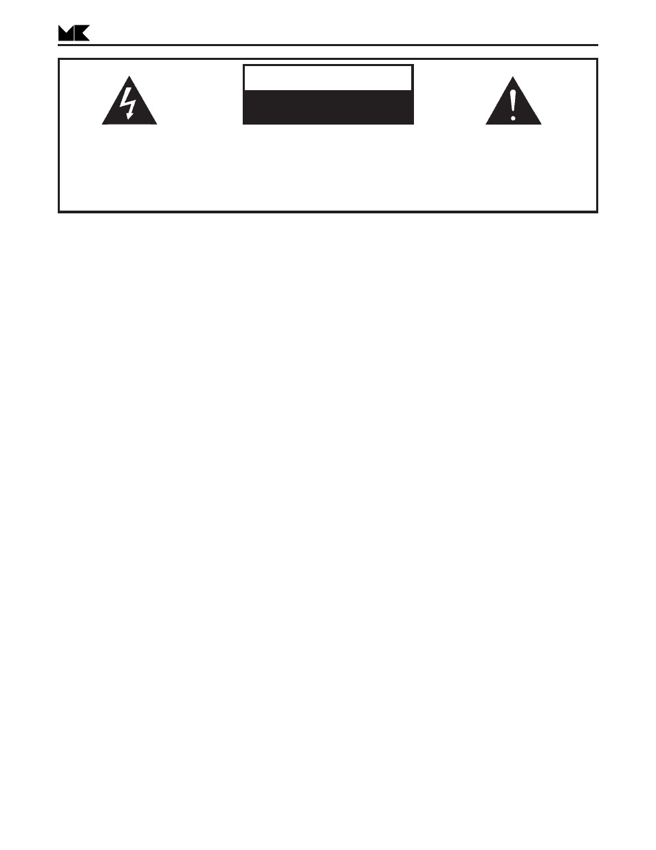 Safety instructions, Caution | MK Sound V-1250THX User Manual | Page 3 / 16