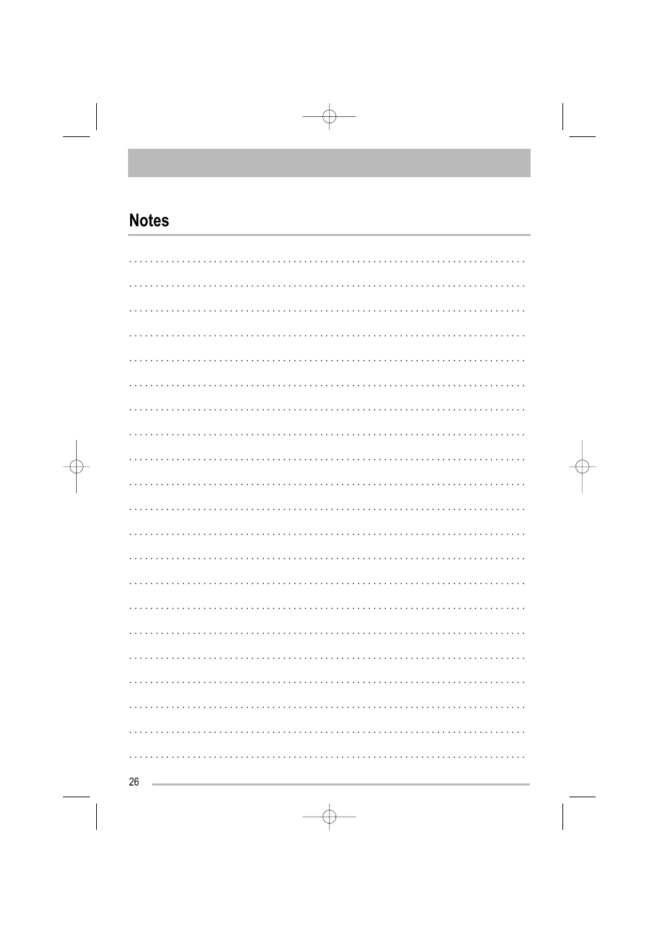 Moffat MDW 542 User Manual | Page 26 / 28
