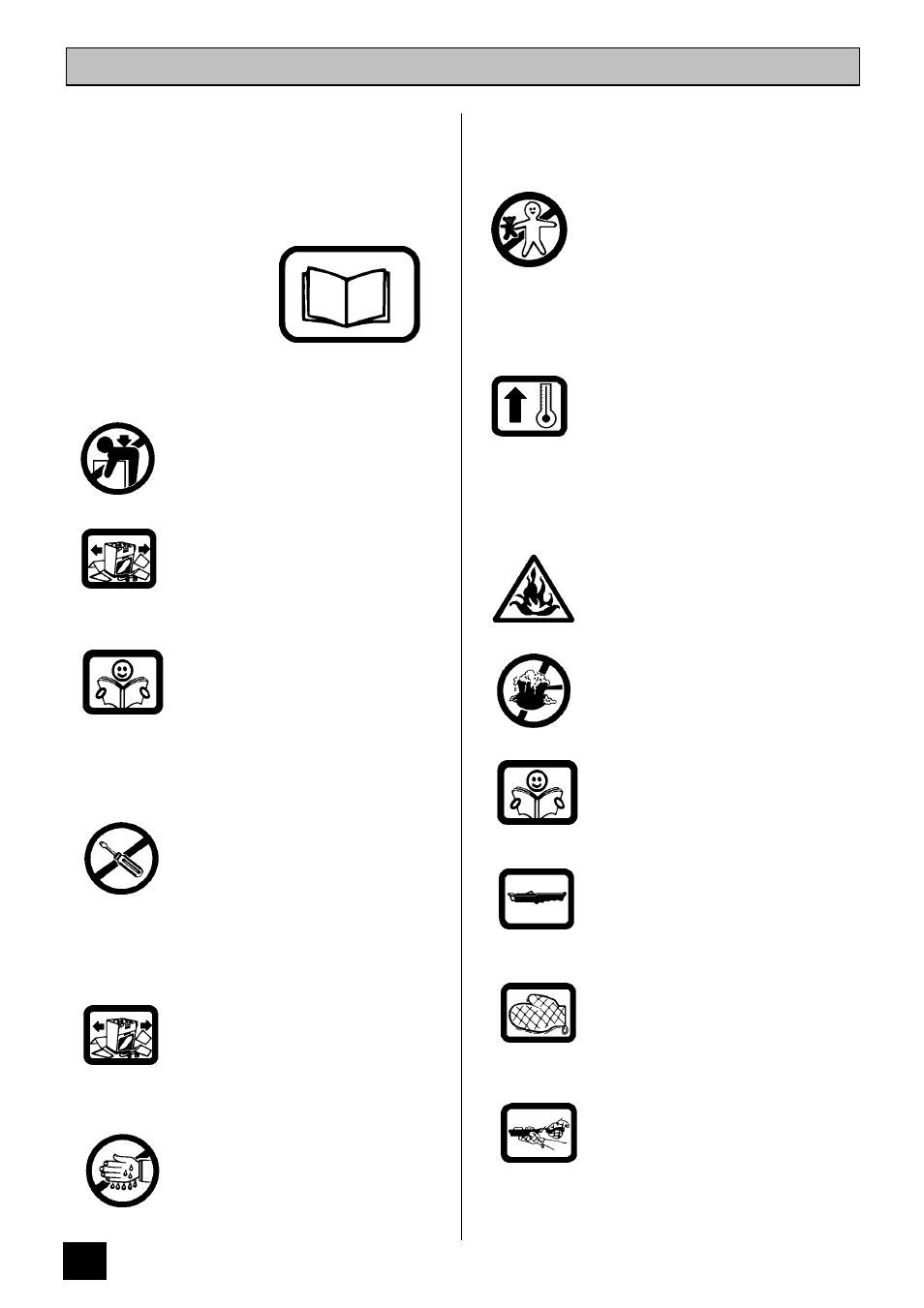 Safety | Moffat MD 900 B/W User Manual | Page 6 / 36
