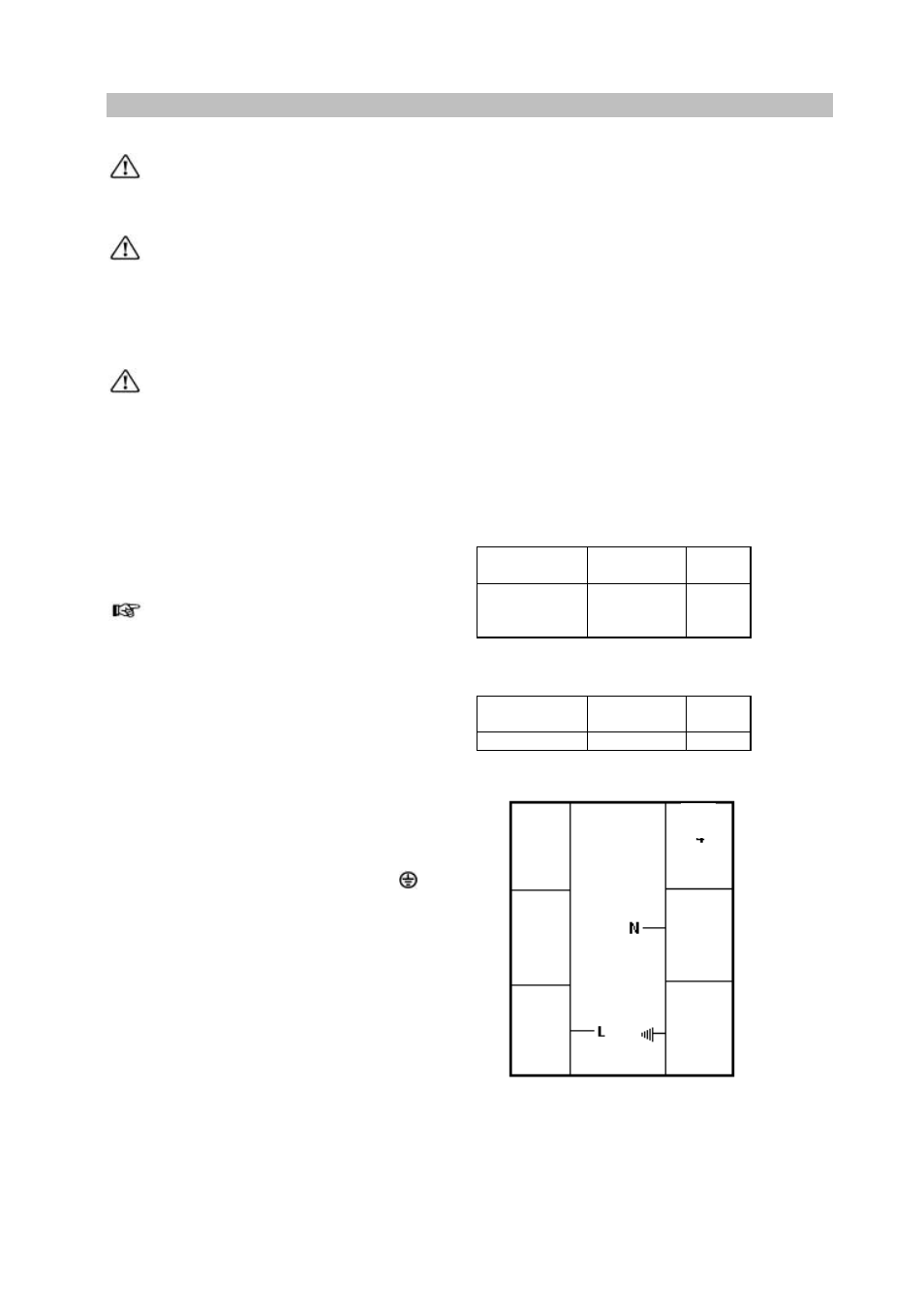 Supply cable specifications, Electrical connections | Moffat ESV5060W User Manual | Page 18 / 20