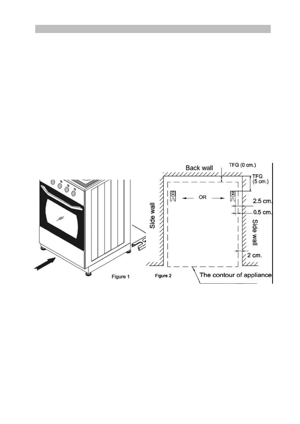 Stability bracket | Moffat ESV5060W User Manual | Page 19 / 20
