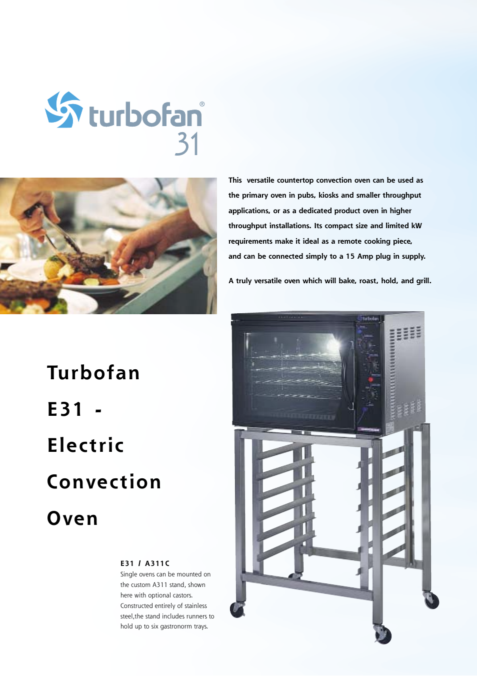 Turbofan e31 - electric convection oven | Moffat A28 User Manual | Page 10 / 20