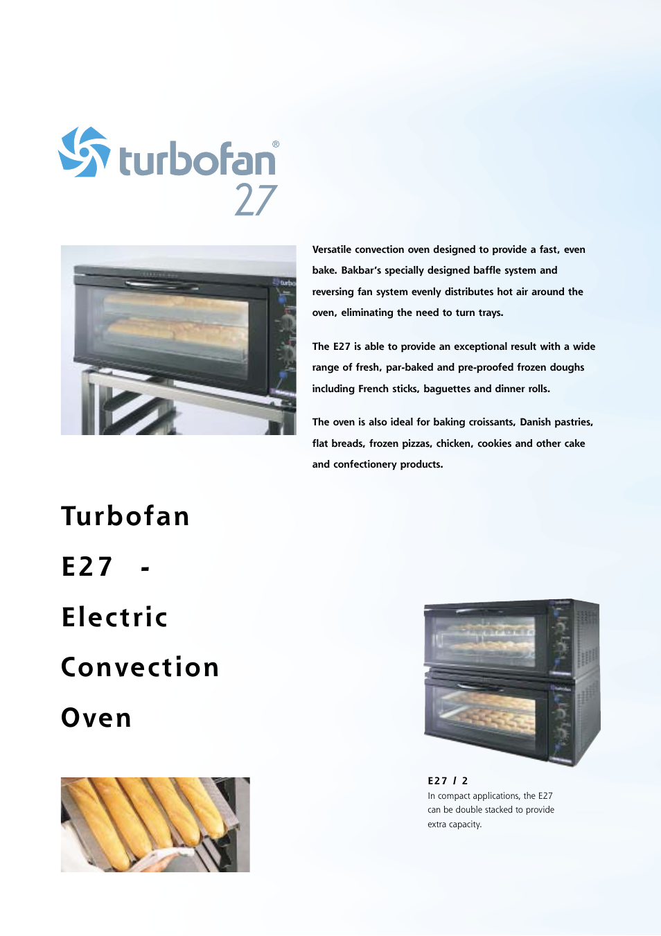 Turbofan e27 - electric convection oven | Moffat A28 User Manual | Page 12 / 20