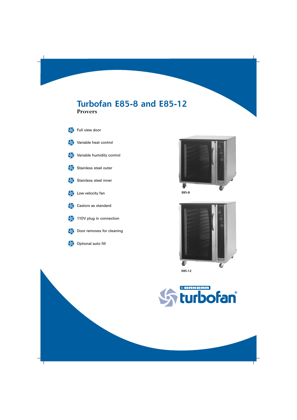 Moffat trubofan E85-8 User Manual | 2 pages