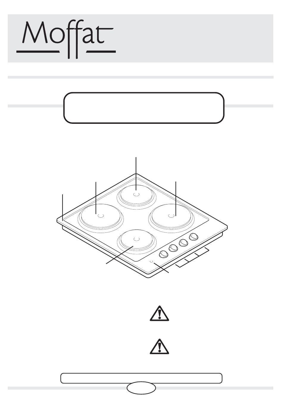 Moffat MEH 631 User Manual | 12 pages
