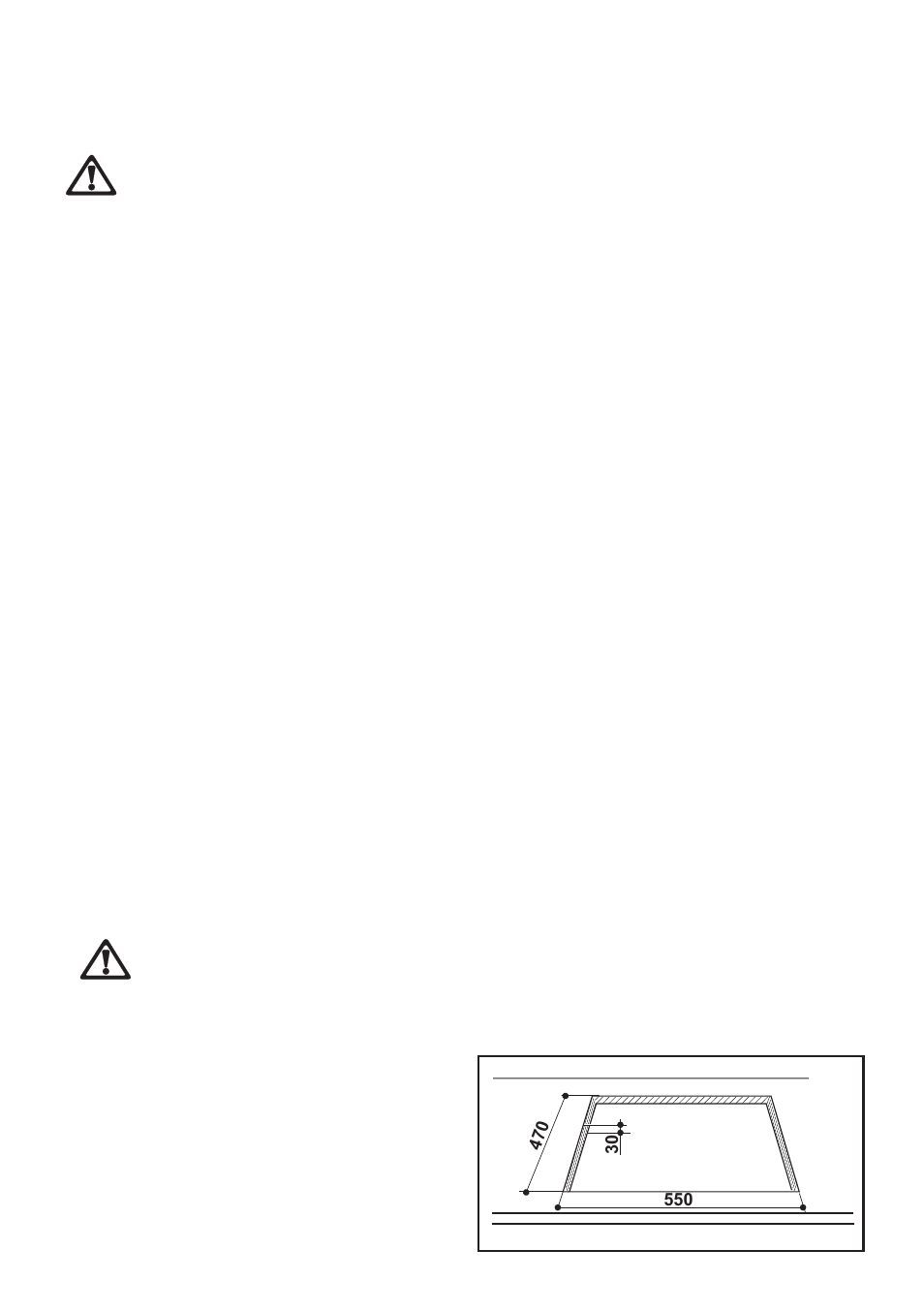 Instructions for the installer, Engineers technical data, Heating elements ratings | Cut out size when the hob is first installed, Supply connections | Moffat MEH 631 User Manual | Page 6 / 12