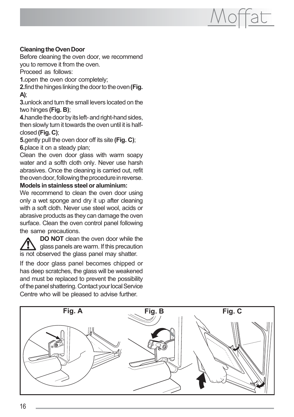 Moffat MSF 616 User Manual | Page 16 / 24