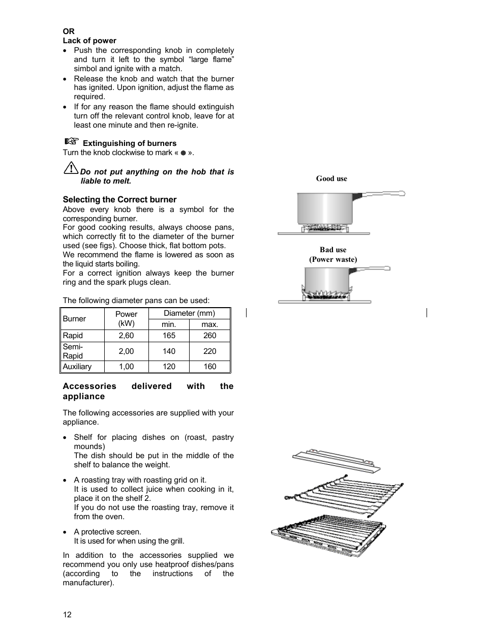 Moffat GSC 5061 User Manual | Page 12 / 27