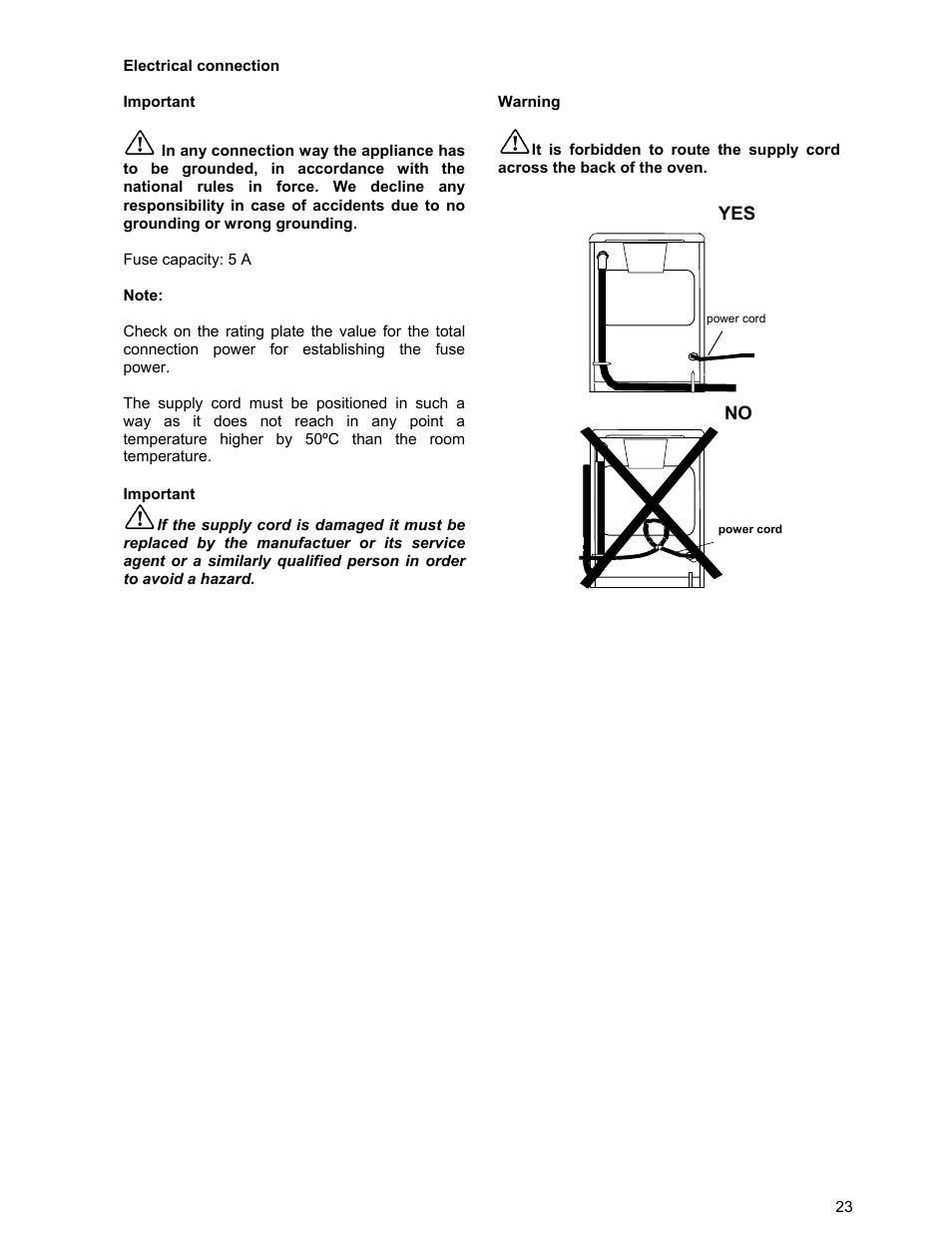 Moffat GSC 5061 User Manual | Page 23 / 27