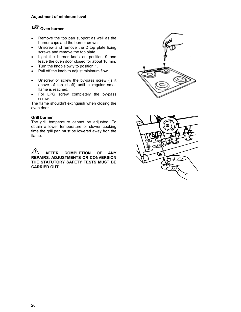 Moffat GSC 5061 User Manual | Page 26 / 27