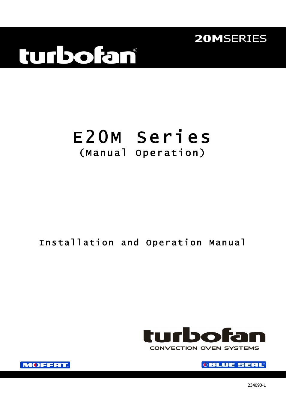 Moffat TURBOFAN E20M User Manual | 17 pages