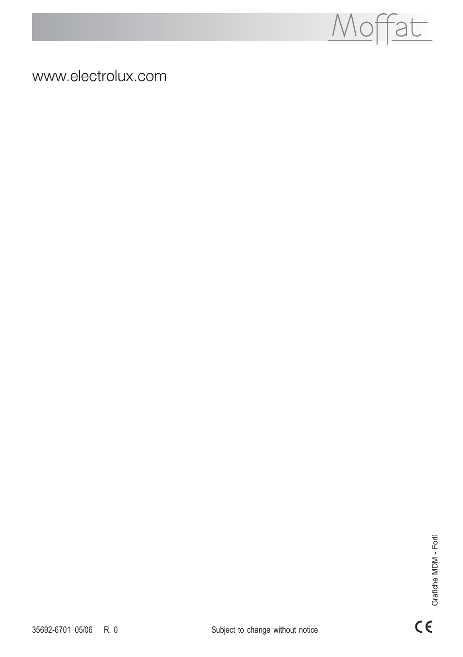 Moffat MSS 601 User Manual | Page 16 / 16