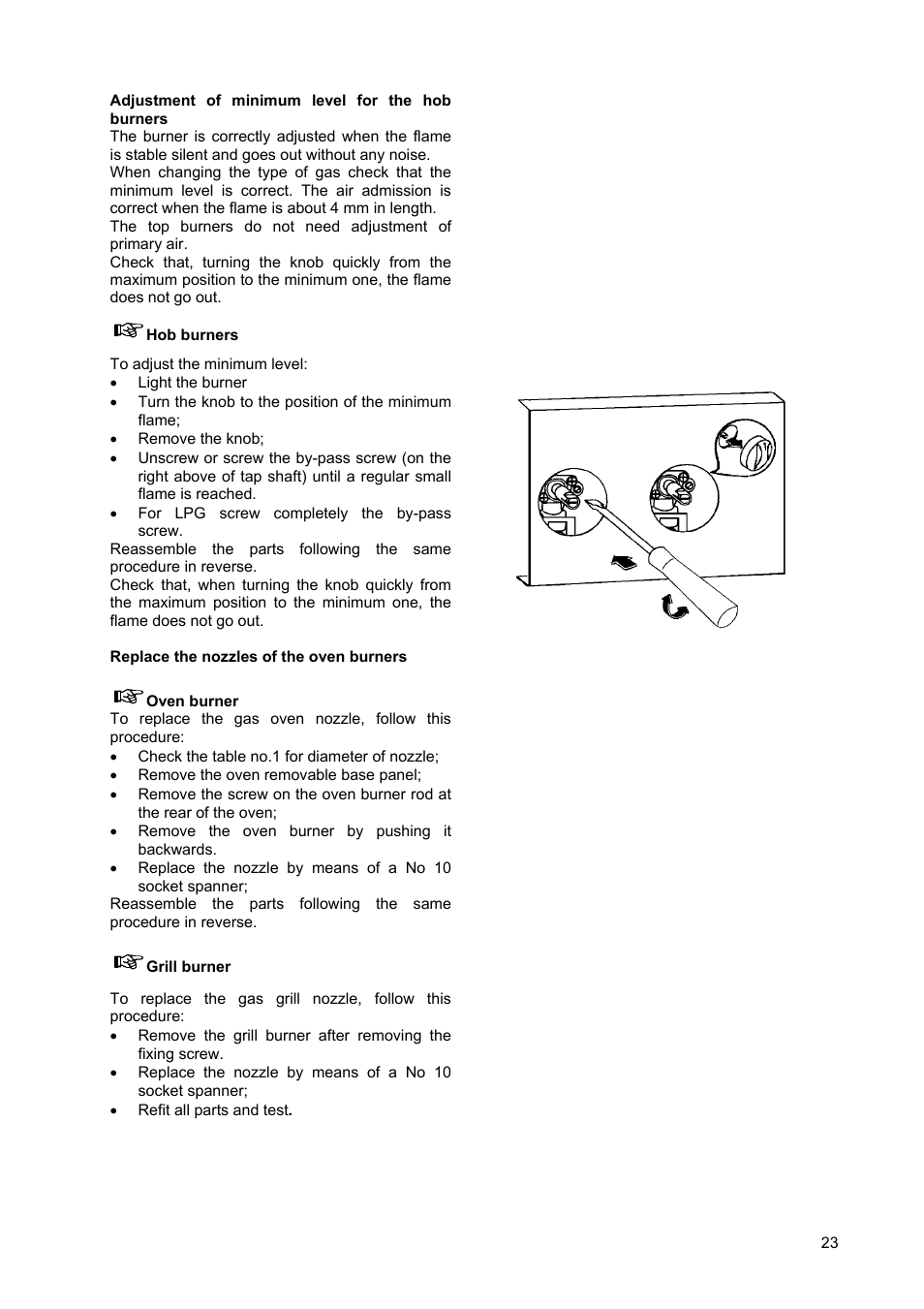 Moffat GSC 5062 User Manual | Page 23 / 25