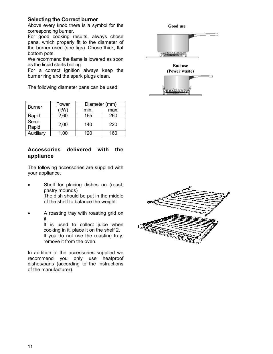 Moffat U21321 GSV 5050 W User Manual | Page 11 / 26