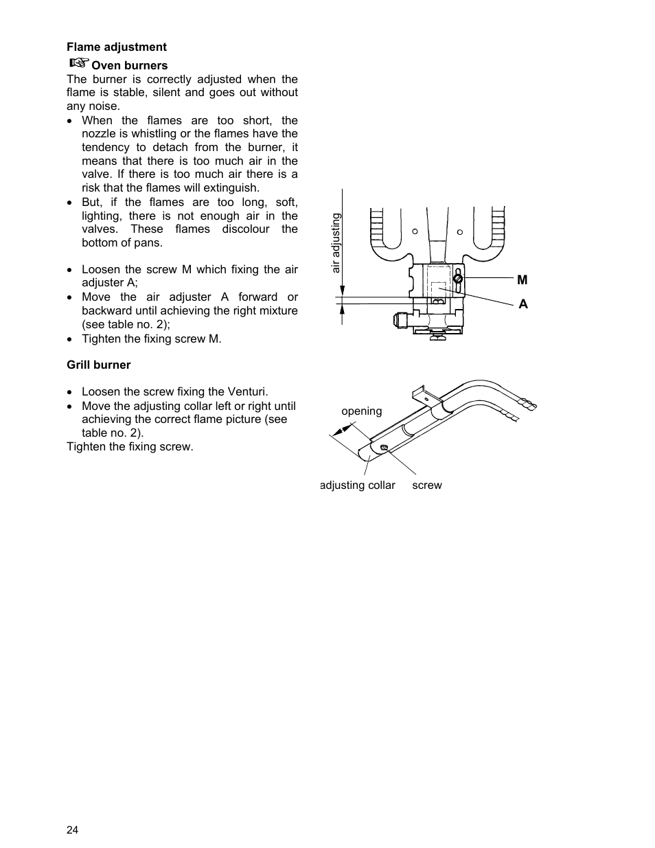 Moffat U21321 GSV 5050 W User Manual | Page 24 / 26